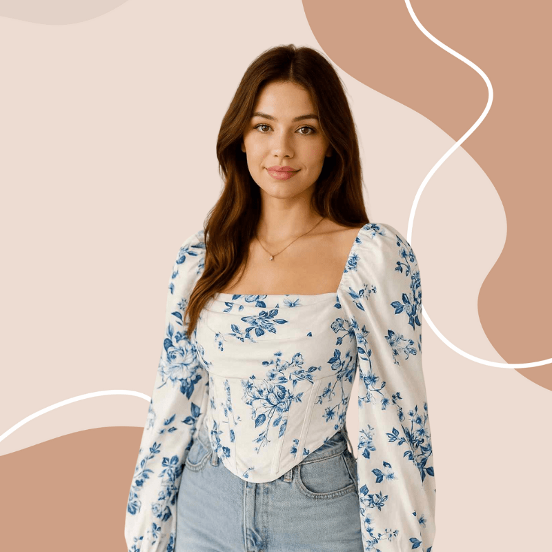 Trendy crop Top full sleve